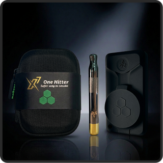 X7 - Smoke Filtering Smell Proof One-Hitter Pipe