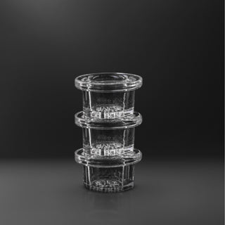 3 borosilicate glass bowls as replacements for the maze-x pipe