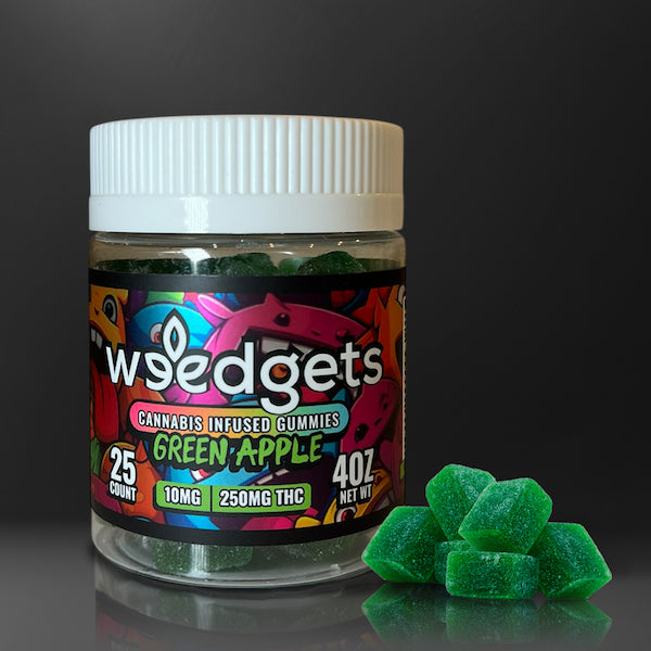 Delta-9-THC-Gummis – knackiger grüner Apfel