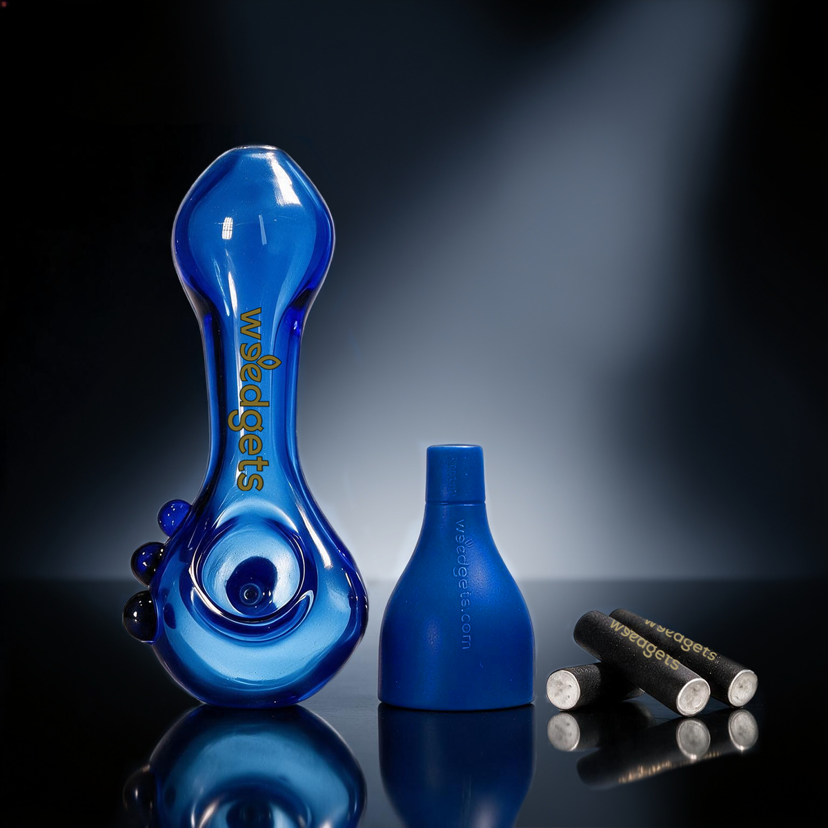 BLUE DREAM - GLASSCHÜSSEL-LÖFFEL-PFEIFENFILTER