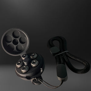 ceramic black pearl PODs in the Go-Go Case