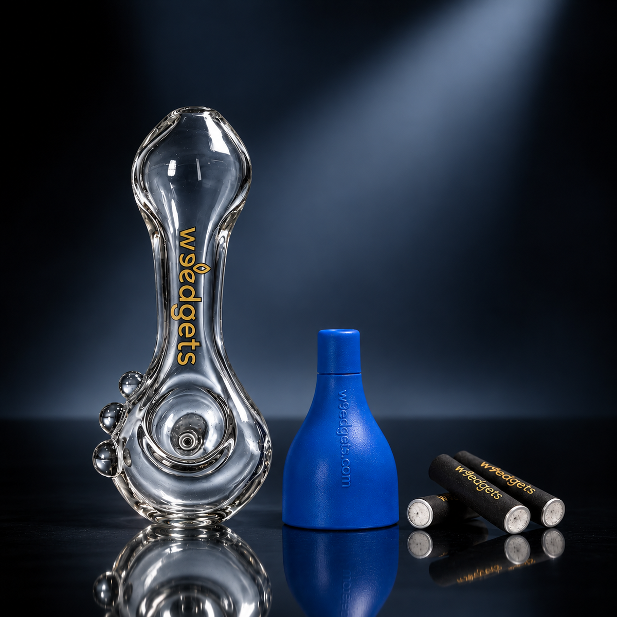 White Widow Glass Pipe