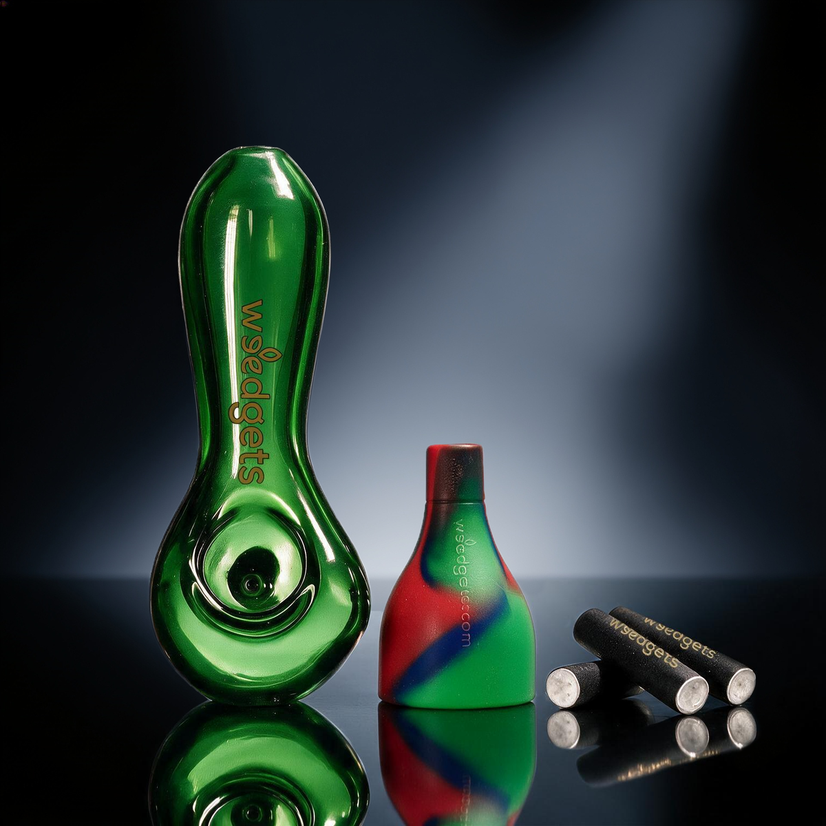 Green Kush Glass Pipe Kit