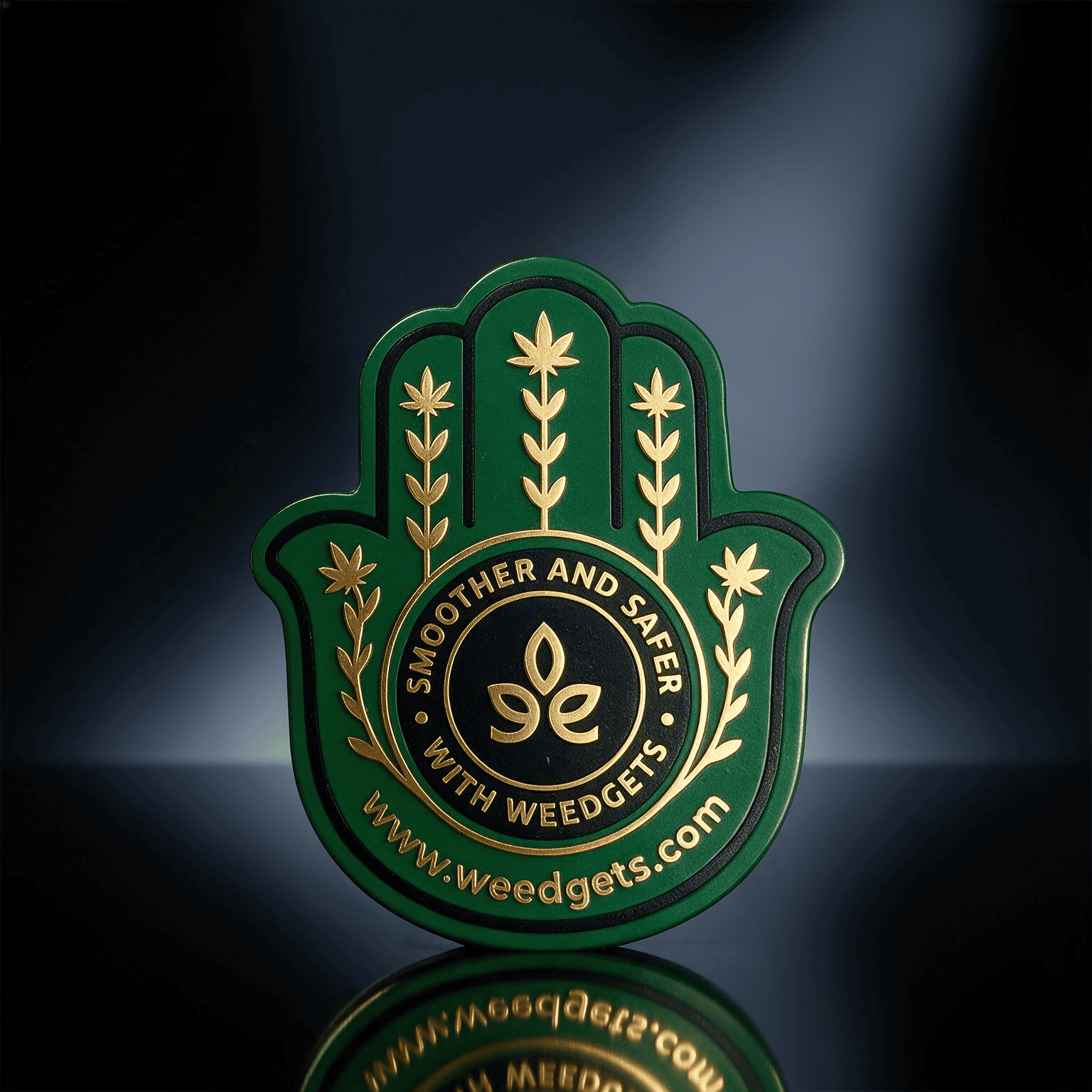 Gratis Cannabis-Aufkleber – Weedgets Hamsa