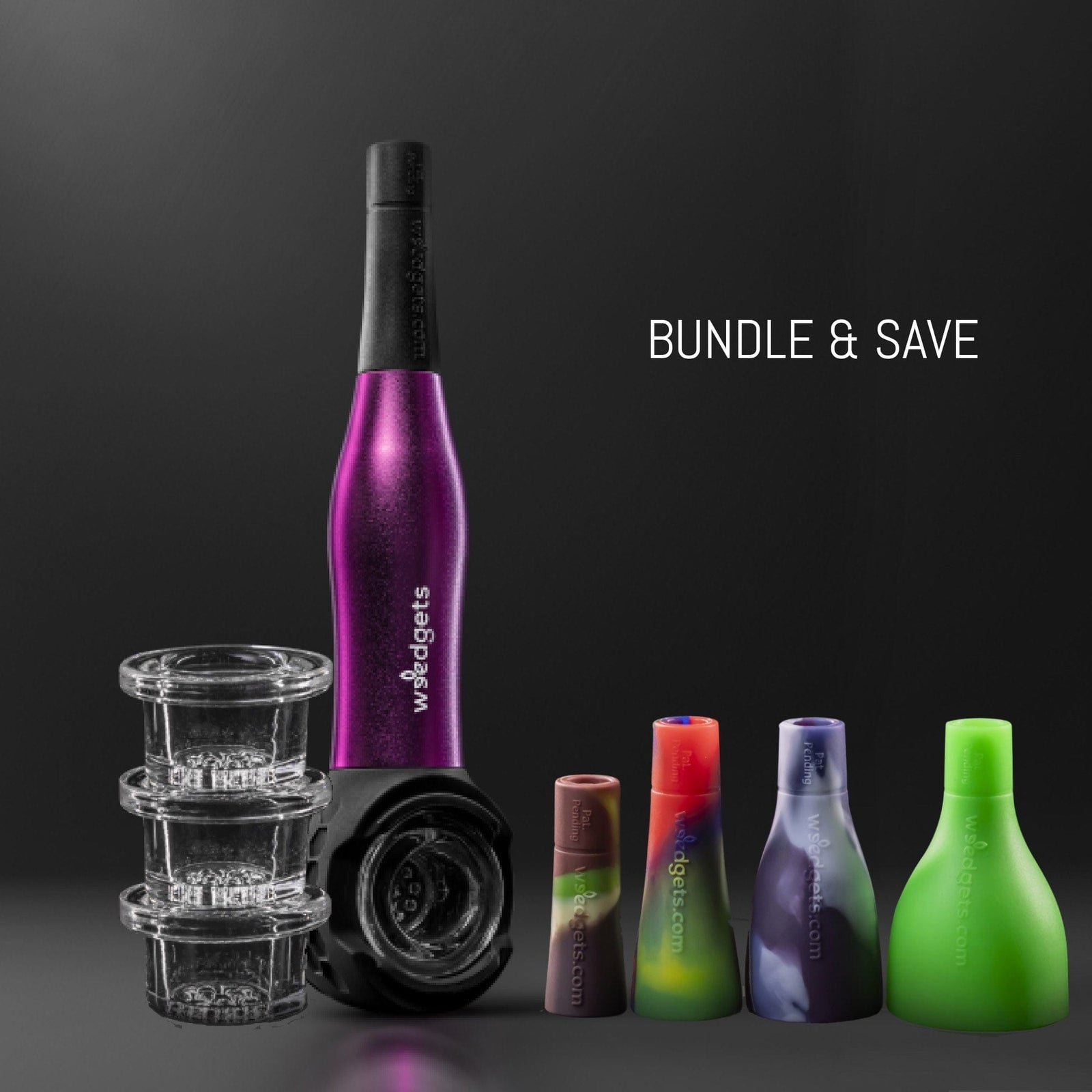 das Maze-X-Bundle mit lila Maze-X-Pfeife